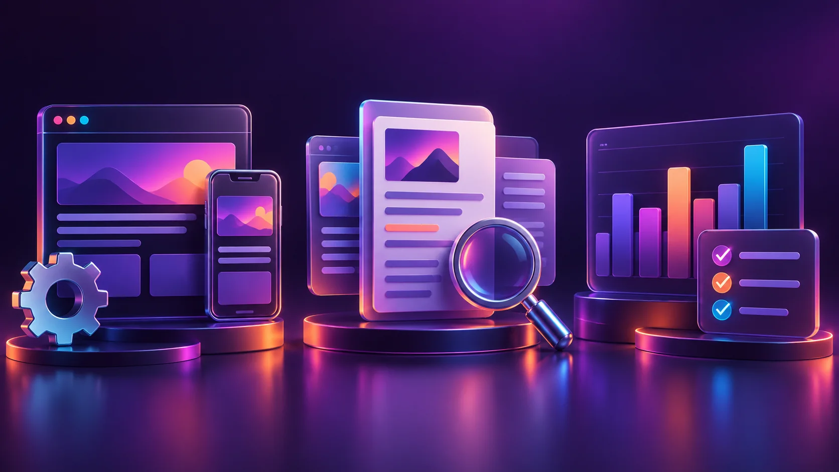 Три составляющие SEO: техническая доступность сайта, содержание страниц и измерение результатов